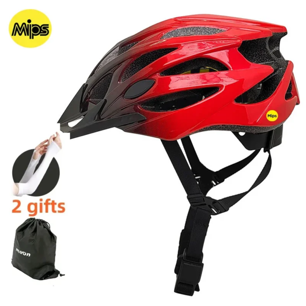 MOON Casco de bicicleta Casco de ciclismo MIPS recreativo Forros extraíbles y ventilación en entornos múltiples - Casco de bicicleta en montaña