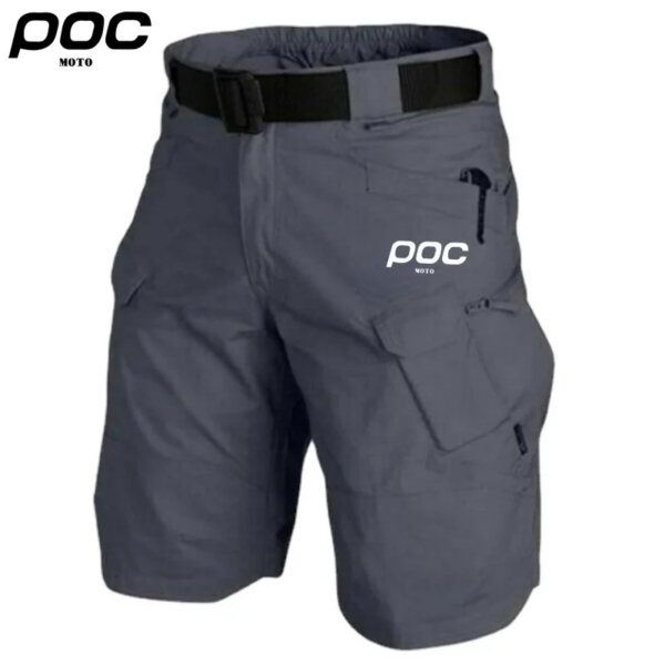 Pantalones cortos de ciclismo para MOTO POC, pantalones cortos para bicicleta de montaña para hombre, pantalones cortos para bicicleta de carretera, pantalones cortos deportivos holgados impermeables para hombre