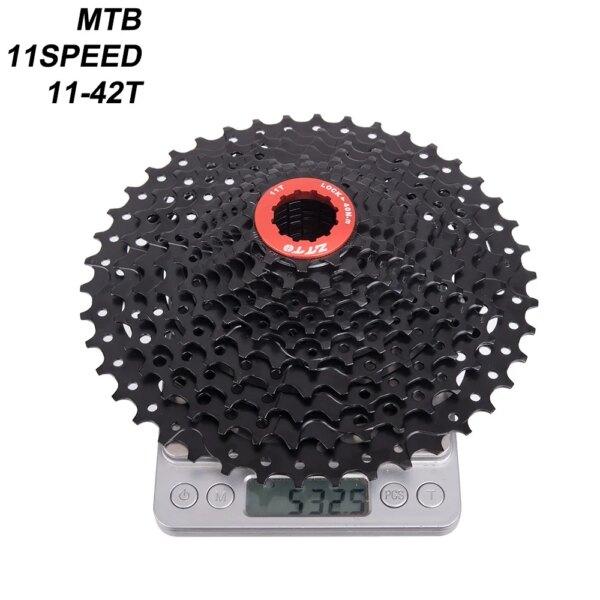 MTB 11 velocidades 11-42T Cassette negro piñones de bicicleta de montaña de gran proporción compatibles con piezas de bicicleta Shimano M7000 M8000 M9000