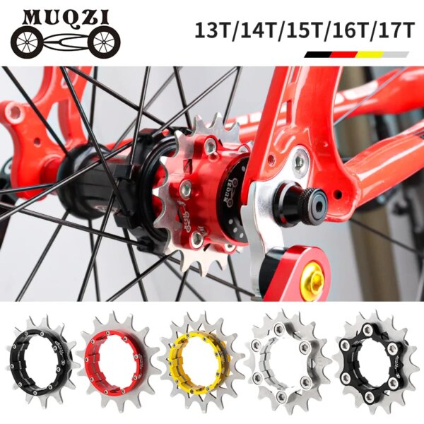 MUQZI-Cassette de disco único para bicicleta de montaña, conversión de 1 velocidad, 13T, 14T, 15T, 16T, 17T, piñón libre, piezas de ciclismo