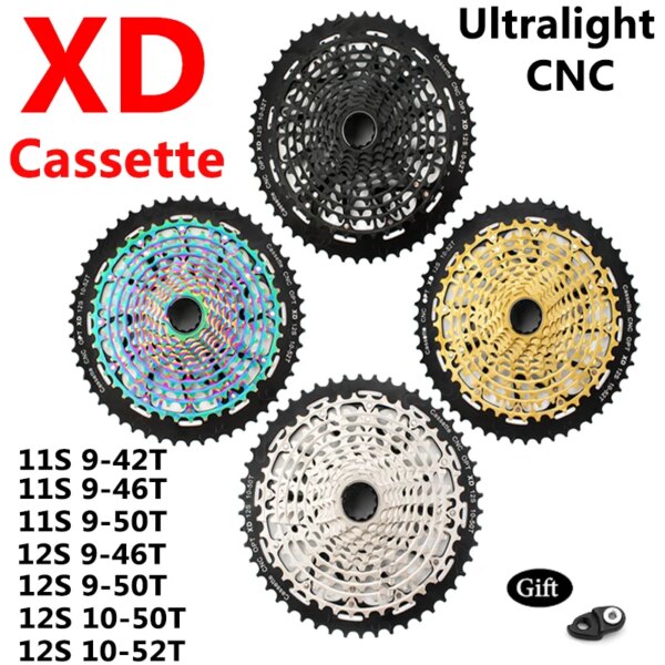 Cassette Maxxlite MTB de 11 velocidades ultraligero K7 XD Cassette 12V k7 piñón libre de bicicleta para SRAM GX Eagle 12 piezas de bicicleta