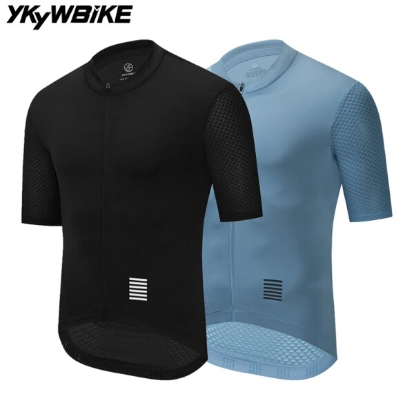 Camiseta de ciclismo para hombre, camiseta reflectante de manga corta para verano, Maillot MTB, Jersey para descensos, ropa de equipo profesional para bicicleta de montaña