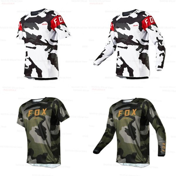 Camisetas para descensos de hombre, camisetas de manga larga para bicicleta de montaña, camiseta para motocicleta todoterreno DH, ropa deportiva para Motocross, Jersey 2024