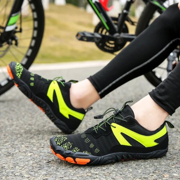 Zapatillas de senderismo para hombre y mujer, calzado para exteriores, escalada, Fitness en interiores, Yoga, ciclismo, adecuado para el hogar, Camping, pesca