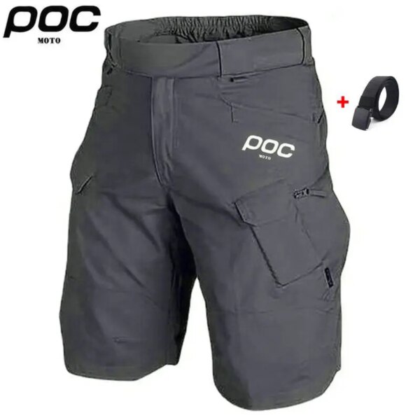Moto POC ciclismo verano Mtb pantalones para descenso impermeable transpirable hombres pantalones cortos ropa de bicicleta bicicleta de carretera pantalones de carga de motocicleta