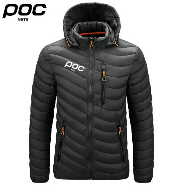 Moto Poc-Chaqueta de ciclismo cálida para hombre, cortavientos para ciclismo, moda de invierno, ropa para bicicleta de montaña o de carretera, chaquetas a prueba de viento para bicicleta de descenso