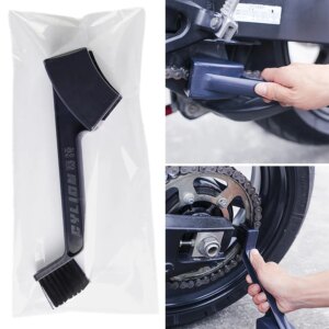Cepillo para cadena de motocicleta, cepillo de limpieza para mantenimiento de cadena de motocicleta, arandela de cadena de bicicleta, accesorios eléctricos para motocicleta