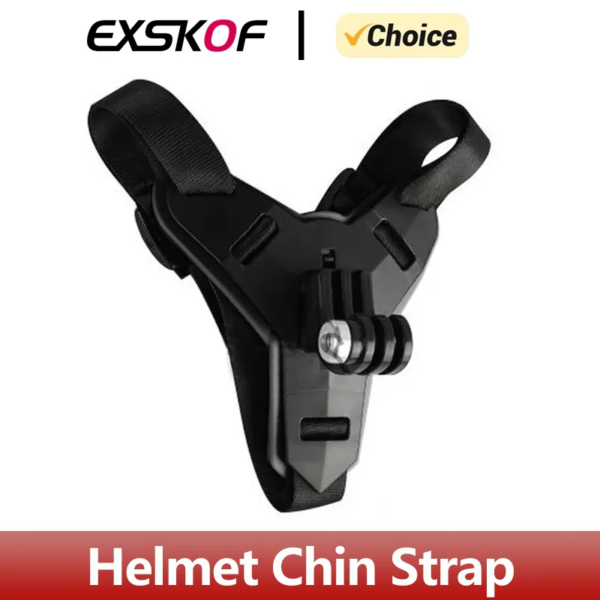 Correa para la barbilla para casco de motocicleta, soporte para GoPro Hero 12 11 10 9 8 5 6 7 SJCAM SJ4000 AIR DJI EKEN AKASO, accesorios para Cámara de Acción