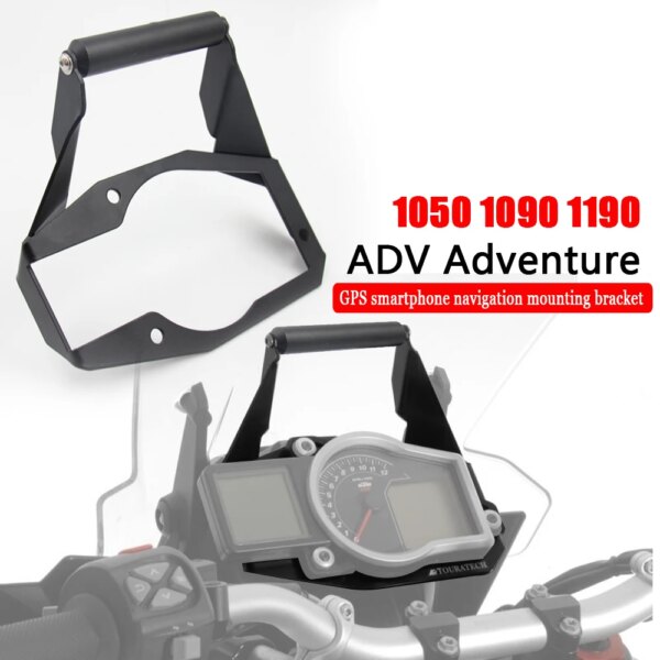Soporte para teléfono móvil de motocicleta PARA 1050 1090 1190 1290 ADV soporte de navegación GPS negro naranja