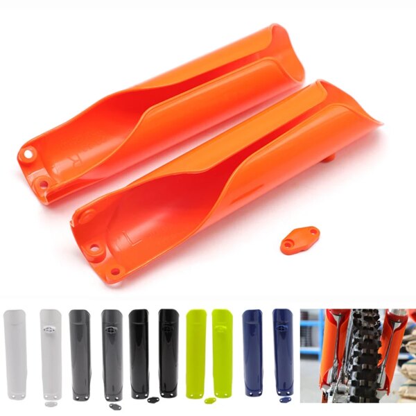 Protectores de plástico para motocicleta, protector de cubierta de horquilla de amortiguador de impacto frontal para KTM SX125 SX250 SXF SX-F 250 350 450 XCF XC-F16 2017