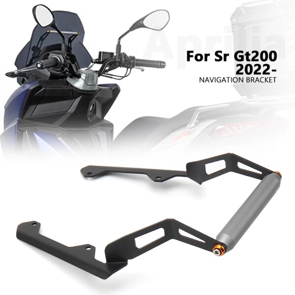 Soporte para parabrisas de motocicleta, soporte de navegación GPS para teléfono móvil para APRILIA sr gt200 SR GT200 GT 200 2022 2023