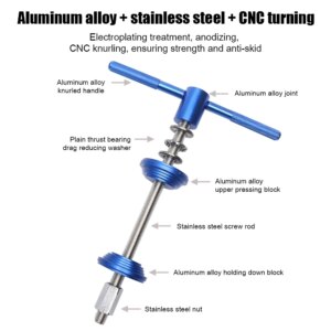 Herramientas de extracción de instalación de auriculares para bicicleta de montaña, herramienta de prensado de rodamientos de aleación de aluminio y acero inoxidable, herramienta de reparación de ciclismo