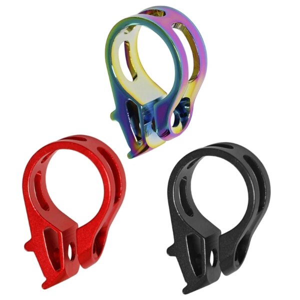 Abrazadera de aleación de aluminio para bicicleta de montaña, abrazadera de palanca de cambios, gatillo para bicicleta, envío directo