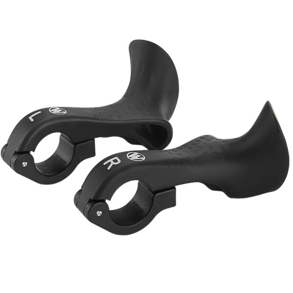 Extremos de Manillar de bicicleta de montaña, diseño ergonómico, extremos de barra interior de bicicleta MTB, diseño fluorescente negro, accesorios universales para ciclismo