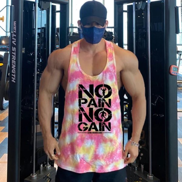 Muscle boys verano camuflaje malla secado rápido culturismo Stringer camiseta sin mangas para hombre Fitness camisas sin mangas Y ropa de gimnasio trasera