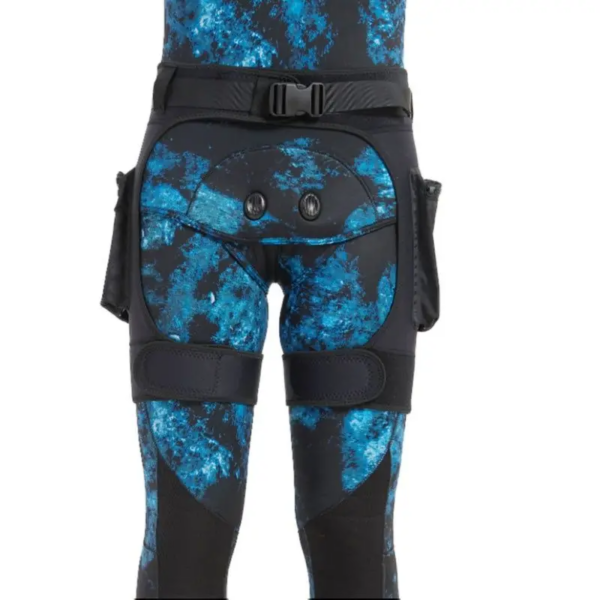 Nuevo traje de neopreno negro pantalones cortos técnicos sumergibles carga peso bolsillo pierna muslo pantalones vendaje equipo de buceo Accesorios