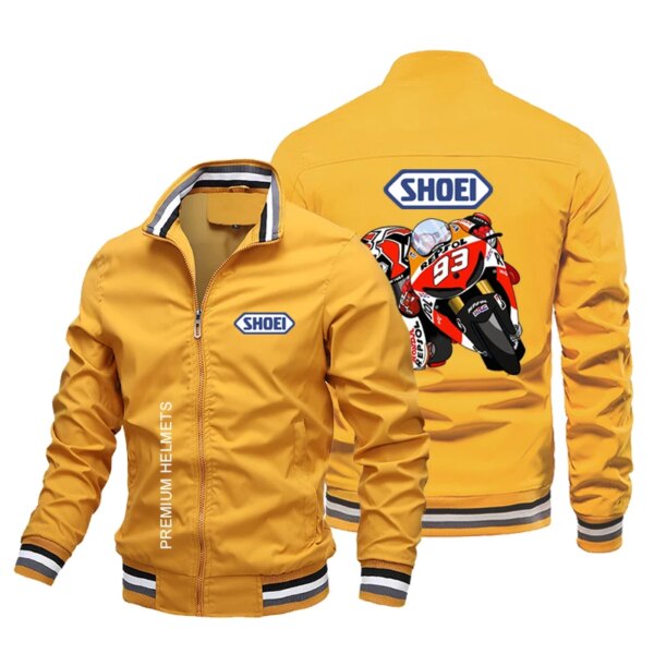 Nuevo superventas SHOEI Motorcycle Racing Márquez 93 chaqueta de motocicleta chaqueta Blazer para hombre chaqueta atlética informal de talla grande para hombre