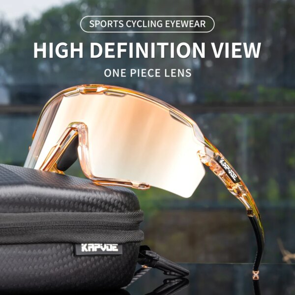 Nuevo Kapvoe, gafas de ciclismo para hombre, gafas de seguridad para patinaje en carretera, gafas de sol para bicicleta, gafas para deportes MTB, gafas para bicicleta de montaña para mujer