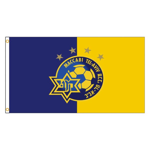 Nlbflag 90X150cm 3x5ft Maccabi Tel Aviv Israel FC Banner de fútbol