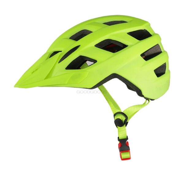 Casco de bicicleta MTB para exteriores, casco de bicicleta de montaña de carretera moldeado integralmente, casco de ciclismo de carreras ultraligero para hombres y mujeres