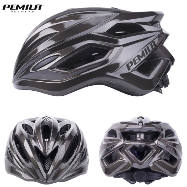 PEMILA, nuevo casco de ciclismo ultraligero, gorra de seguridad en ciclismo, casco de bicicleta para mujeres y hombres, equipos de bicicleta de carreras, casco de bicicleta MTB 180g