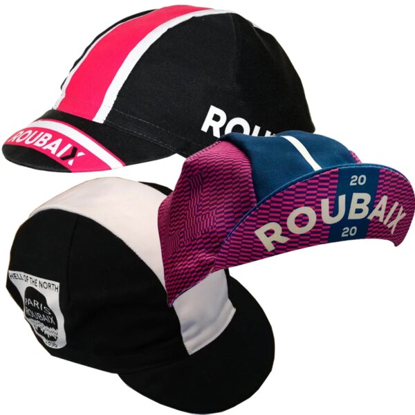 Paris - Roubaix 1896 Gorra de ciclismo Retro Bike Hat Talla única