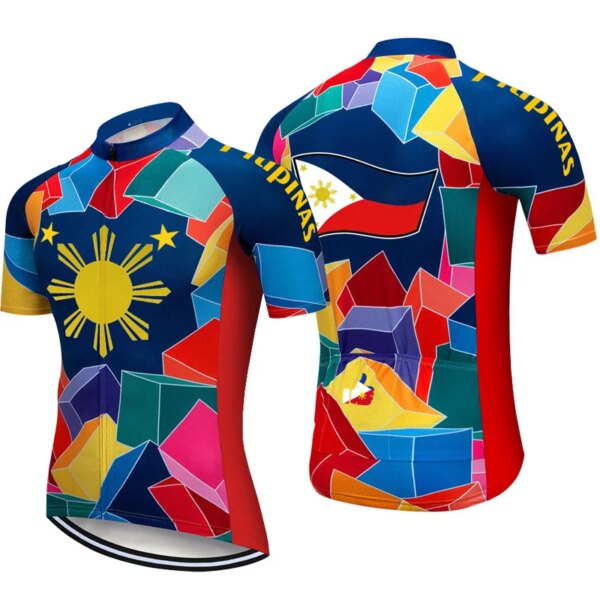 Equipo de Filipinas, pantalones cortos de manga, Jersey de Ciclismo, chaqueta para bicicleta de montaña, ropa deportiva para Ciclismo de montaña