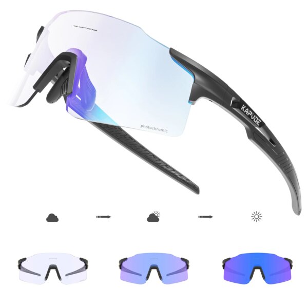 Gafas de sol fotocromáticas para ciclismo UV400, gafas para ciclismo al aire libre, gafas para ciclismo de montaña, deportes de senderismo, gafas para bicicleta