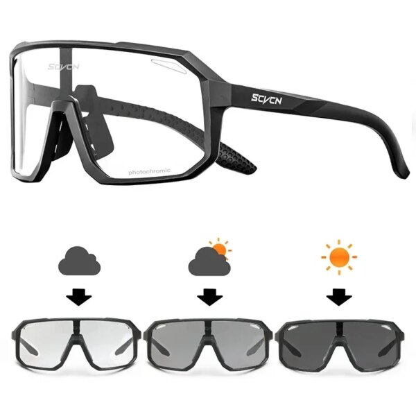 Gafas fotocromáticas para ciclismo, gafas de sol para mujer, deportivas para correr, gafas para ciclismo de montaña y carretera para hombre