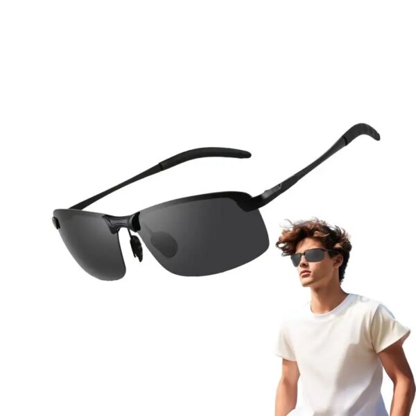 Gafas de seguridad fotocromáticas, gafas de sol polarizadas con protección UV, gafas multiusos para mujeres y hombres, gafas de conducción diurna y nocturna