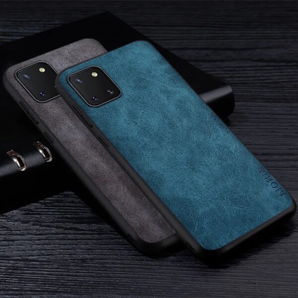 Funda de teléfono Premium PU Leathe para Samsung Galaxy Note 10 Lite Plus, funda de Color sólido para Samsung Galaxy Note 10 Lite