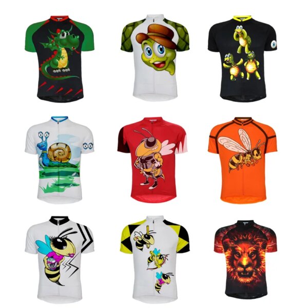 Pro Team Honeybee-Camiseta de ciclismo de manga corta para bicicleta de montaña, ropa antideslizante de secado rápido, verano