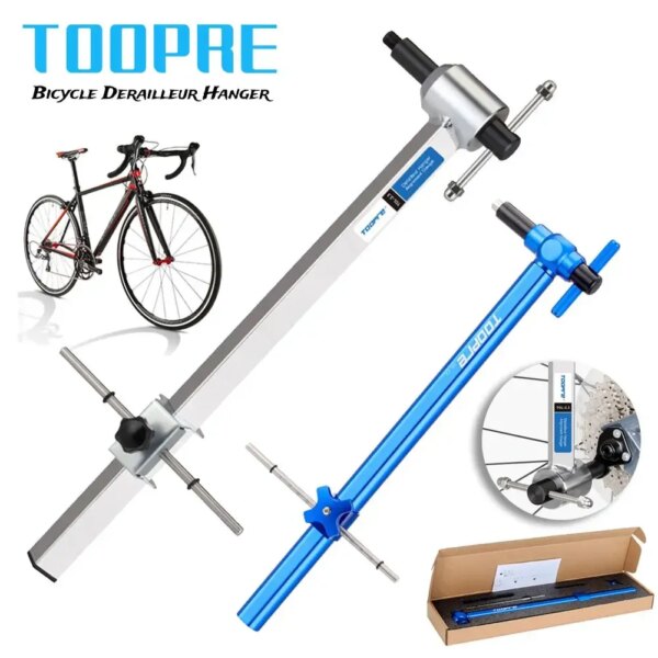 Percha de cambio de marchas de bicicleta profesional, herramientas de alineación de gancho trasero de bicicleta de montaña de acero inoxidable, herramientas de reparación de ciclismo