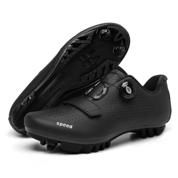 Zapatos profesionales para bicicleta de montaña para hombre y mujer, zapatillas de entrenamiento de velocidad plana, zapatillas ultraligeras para Ciclismo de Carretera, zapatos MTB