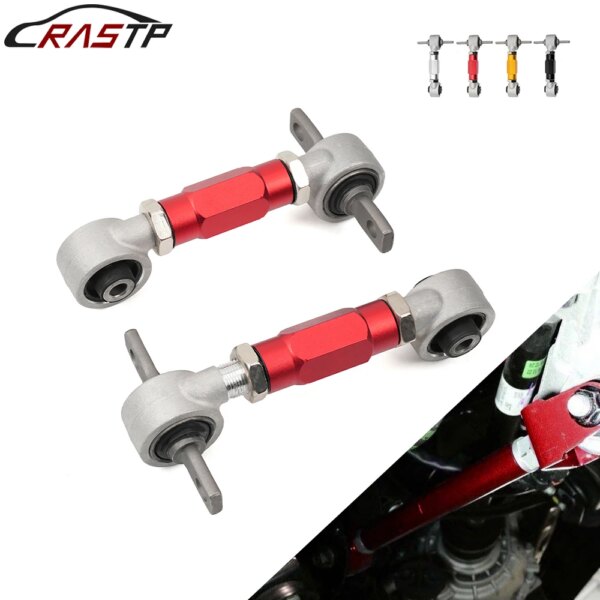 RASTP-Kit de suspensión ajustable trasera, brazo de Control ajustable de hueso de perro para Honda Civic EK EG CRX 1988-2000 RS-LTB002