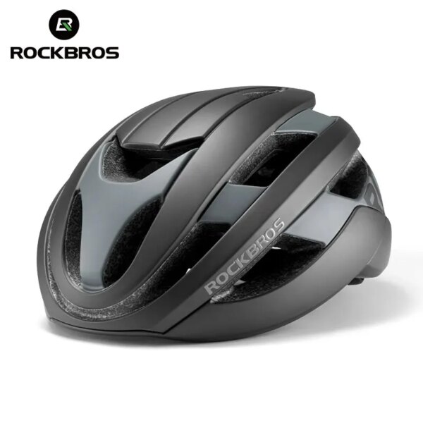 ROCKBROS-casco de bicicleta para hombre y mujer, casco ultraligero moldeado integralmente de seguridad en carretera, transpirable y Ajustable