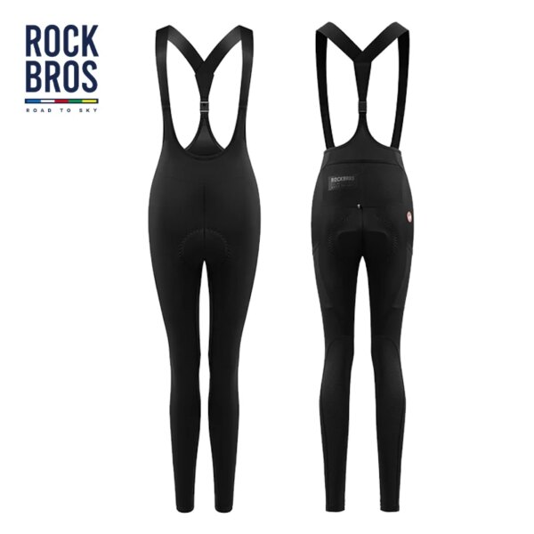 ROCKBROS ROAD TO SKY, pantalones con pechera para bicicleta para mujer, ropa transpirable con pechera para ciclismo, pantalones con tirantes, pantalones para bicicleta de secado rápido para verano