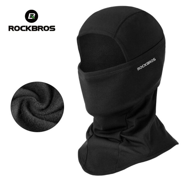 ROCKBROS-mascarilla térmica para ciclismo, pasamontañas para invierno, para mantener el calor, a prueba de viento, cara de ciclista, pasamontañas, máscara de esquí, pesca, gorro para esquiar