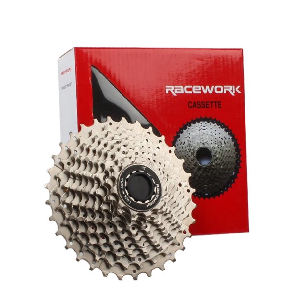 RaceWORK Cassette de bicicleta de carretera 11 velocidades 11-32T Piñón de rueda libre de bicicleta ultraligera para Shimano Sram Silver