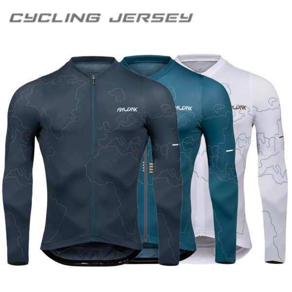 Raudax verano manga larga ciclismo Jersey protección UV ropa ciclismo carreras ciclismo ropa Maillot bicicleta ropa camisas