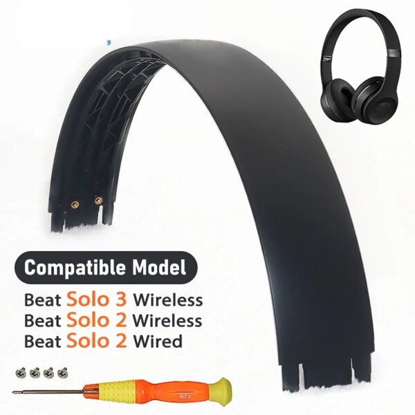 Diadema de repuesto para Beat Solo 3, diadema para auriculares, piezas de plástico para arco Solo3 Solo 2, accesorios de carcasa para banda superior