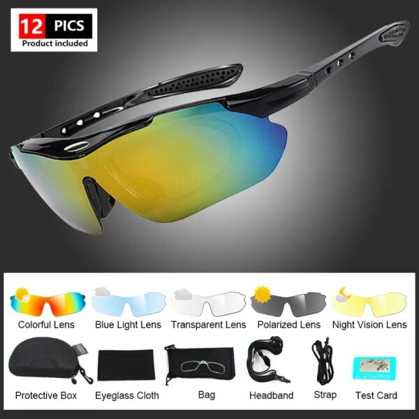 Gafas de sol polarizadas para ciclismo de montaña, gafas deportivas para ciclismo, gafas para bicicleta para montaña, gafas para ciclismo para hombre y mujer