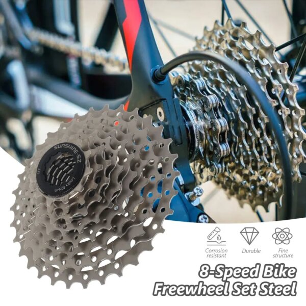 Bicicleta de carretera 8 9 10 11 12 velocidades Velocidade 11-23T/25T/28T/30T/32T Cassette de bicicleta rueda libre MTB piñón para piezas de ciclismo SHIMANO