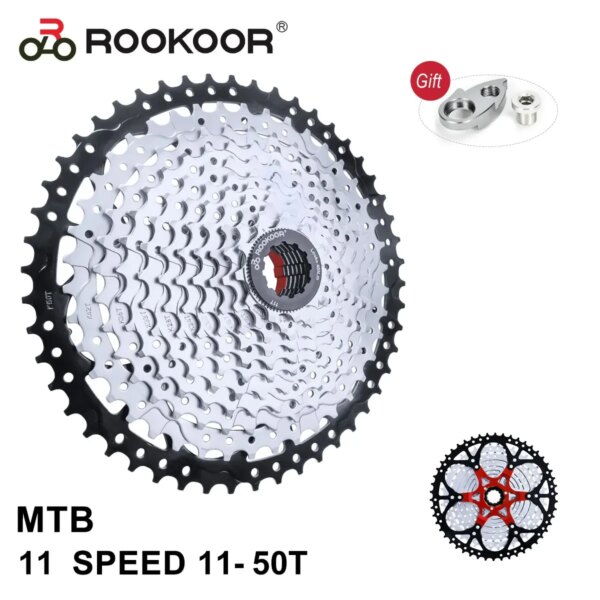 Rookoor-Cassette de 11 velocidades para bicicleta de montaña, piñón libre, Velocidade 11-50T, accesorios para piezas de ciclismo SHIMANO SRAM