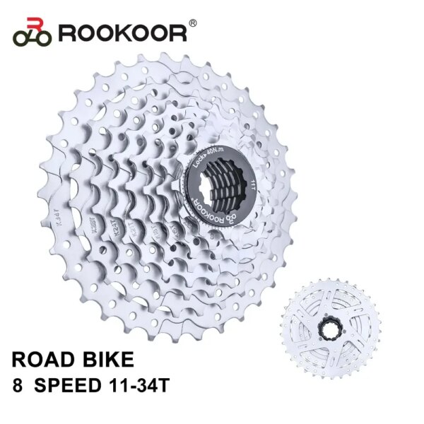 Rookoor-Cassette de 8 velocidades para bicicleta de carretera, piñón libre, Velocidade 11-34T, piñón, accesorios para SHIMANO SRAM, piezas de ciclismo