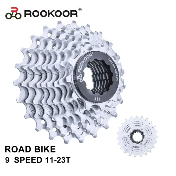 Rookoor-Cassette de 9 velocidades para bicicleta de carretera, piñón libre, Velocidade 11-23T, piñón, accesorios para SHIMANO SRAM, piezas de ciclismo