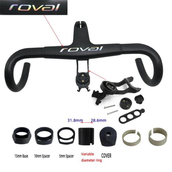 Roval Chameleon road manillar de carbono vástago bicicleta de carbono piezas de marco 28,6/31,8mm 90/100/110/120mm 390/400/420/430mm