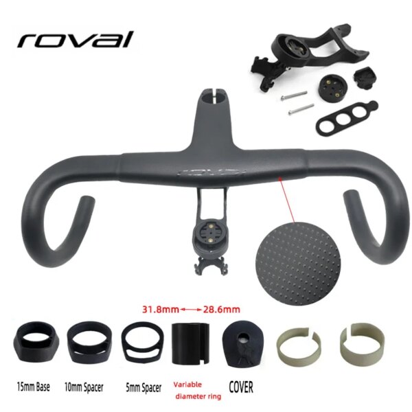 Roval road manillar de carbono vástago bicicleta de carbono piezas de marco 28,6/31,8mm 90/100/110/120/130mm 390/400/420/430mm integrado