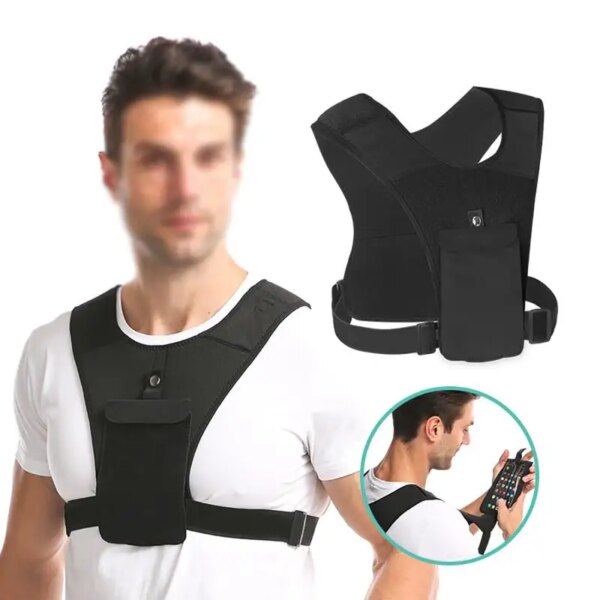 Chaleco para correr, mochila deportiva reflectante para teléfono móvil, chaleco de ciclismo Sbr, riñonera deportiva para correr, accesorios para ciclismo