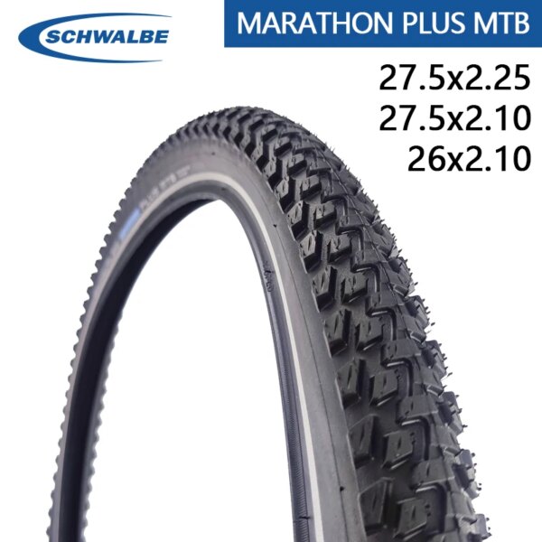 SCHWALBE MARATHON PLUS MTB 27,5x2,1 27,5x2,25 26x2,1 neumático de bicicleta Nivel 7 K-Guard cableado todoterreno bicicleta piezas de neumáticos de ciclismo